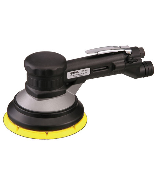 GENIUS TOOLS 16HGC6 6" Air Sander(Gear-Driven)(Central Vacuum)