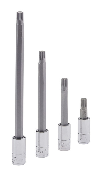 <ul><li>BIT SOCKET - 1/4" Dr. M6 Triple Square Bit Socket 140mmL</li><li>SPECIFICATION - Overall length of 140mm (or 5.51 Inches)</li><li>DURABLE MATERIALS - Made from High Speed Steel for high strength and durability while having anti-corrosive properties</li><li>TOOL ORGANIZATION - Sizes are stamped for permanent and easy identification of size</li><li>RELIABLE AND EFFECTIVE - Our Bit Sockets are securely attached, interchangeable, and are built to handle the rigorous needs of professional technicians.</li><li>PEACE OF MIND - Purchase with confidence backed by the Genius Tools Limited Lifetime Warranty against manufacturer defects</li><li>ANSI STANDARDS - Meets or exceeds the standards established by the American National Standards Institute</li><li>PROFESSIONAL GRADE - Genius Tools are designed and made for use by professional technicians and built to perform over a lifetime of heavy use.</li></ul> Genius Tools Bit Sockets are designed for maximum life and performance.  Using only the highest quality materials, our Bit Sockets are made from industry leading Chrome Vanadium or Chrome Molybdenum steel and are heat treated for maximum strength.  <br /> <br />
To guarantee the highest level of quality, we maintain strict production standards.  From raw material inspection, production control, quality and function <ul><li>BIT SOCKET - 1/4" Dr. M6 Triple Square Bit Socket 140mmL</li><li>SPECIFICATION - Overall length of 140mm (or 5.51 Inches)</li><li>DURABLE MATERIALS - Made from High Speed Steel for high strength and durability while having anti-corrosive properties</li><li>TOOL ORGANIZATION - Sizes are stamped for permanent and easy identification of size</li><li>RELIABLE AND EFFECTIVE - Our Bit Sockets are securely attached, interchangeable, and are built to handle the rigorous needs of professional technicians.</li><li>PEACE OF MIND - Purchase with confidence backed by the Genius Tools Limited Lifetime Warranty against manufacturer defects</li><li>ANSI STANDARDS - Meets or exceeds the standards established by the American National Standards Institute</li><li>PROFESSIONAL GRADE - Genius Tools are designed and made for use by professional technicians and built to perform over a lifetime of heavy use.</li></ul> Genius Tools Bit Sockets are designed for maximum life and performance.  Using only the highest quality materials, our Bit Sockets are made from industry leading Chrome Vanadium or Chrome Molybdenum steel and are heat treated for maximum strength.  <br /> <br />
To guarantee the highest level of quality, we maintain strict production standards.  From raw material inspection, production control, quality and function