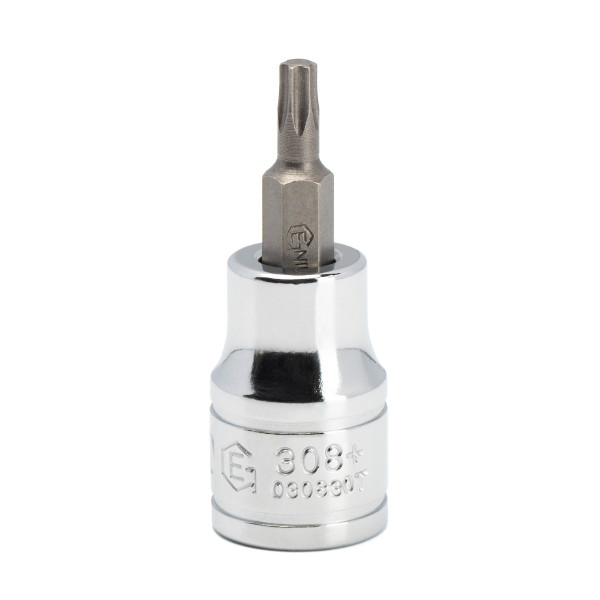 <ul><li>BIT SOCKET - 3/8" Dr. T-30 Star Bit Socket 50mmL</li><li>SPECIFICATION - Overall length of 50mm (or 1.97 Inches)</li><li>DURABLE MATERIALS - Made from High Speed Steel for high strength and durability while having anti-corrosive properties</li><li>TOOL ORGANIZATION - Sizes are stamped for permanent and easy identification of size</li><li>RELIABLE AND EFFECTIVE - Our Bit Sockets are securely attached, interchangeable, and are built to handle the rigorous needs of professional technicians.</li><li>PEACE OF MIND - Purchase with confidence backed by the Genius Tools Limited Lifetime Warranty against manufacturer defects</li><li>ANSI STANDARDS - Meets or exceeds the standards established by the American National Standards Institute</li><li>PROFESSIONAL GRADE - Genius Tools are designed and made for use by professional technicians and built to perform over a lifetime of heavy use.</li></ul> Genius Tools Bit Sockets are designed for maximum life and performance.  Using only the highest quality materials, our Bit Sockets are made from industry leading Chrome Vanadium or Chrome Molybdenum steel and are heat treated for maximum strength.  <br /> <br />
To guarantee the highest level of quality, we maintain strict production standards.  From raw material inspection, production control, quality and function <ul><li>BIT SOCKET - 3/8" Dr. T-30 Star Bit Socket 50mmL</li><li>SPECIFICATION - Overall length of 50mm (or 1.97 Inches)</li><li>DURABLE MATERIALS - Made from High Speed Steel for high strength and durability while having anti-corrosive properties</li><li>TOOL ORGANIZATION - Sizes are stamped for permanent and easy identification of size</li><li>RELIABLE AND EFFECTIVE - Our Bit Sockets are securely attached, interchangeable, and are built to handle the rigorous needs of professional technicians.</li><li>PEACE OF MIND - Purchase with confidence backed by the Genius Tools Limited Lifetime Warranty against manufacturer defects</li><li>ANSI STANDARDS - Meets or exceeds the standards established by the American National Standards Institute</li><li>PROFESSIONAL GRADE - Genius Tools are designed and made for use by professional technicians and built to perform over a lifetime of heavy use.</li></ul> Genius Tools Bit Sockets are designed for maximum life and performance.  Using only the highest quality materials, our Bit Sockets are made from industry leading Chrome Vanadium or Chrome Molybdenum steel and are heat treated for maximum strength.  <br /> <br />
To guarantee the highest level of quality, we maintain strict production standards.  From raw material inspection, production control, quality and function