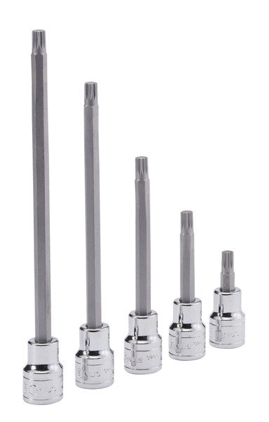 <ul><li>TRIPLE SQUARE BIT SOCKET - M6 Size</li><li>SPECIFICATIONS - 1/2" Inch Drive Size with an overall length of 230mm (or 9.06 Inches)</li><li>DURABLE MATERIALS - Made from High Speed Steel for high strength and durability while having anti-corrosive properties</li><li>TOOL ORGANIZATION - Sizes are stamped for permanent and easy identification of size</li><li>RELIABLE AND EFFECTIVE - Our Triple Square Bit Sockets are securely attached but are interchangeable. They are built to handle the rigorous needs of professional technicians.</li><li>PEACE OF MIND - Purchase with confidence backed by the Genius Tools Limited Lifetime Warranty against manufacturer defects</li><li>ANSI STANDARDS - Meets or exceeds the standards established by the American National Standards Institute<li>PROFESSIONAL GRADE - Genius Tools are designed and made for use by professional technicians and built to perform over a lifetime of heavy use.  Trust Genius for a quality tool at a value cost to you.</ul> Genius Tools Bit Sockets are designed for maximum life and performance.  Using only the highest quality materials, our Bit Sockets are made from industry leading Chrome Vanadium or Chrome Molybdenum steel and are heat treated for maximum strength.  <br /> <br />
To guarantee the highest level of quality, we maintain strict production standards.  From raw material inspection, production control, quality and function <ul><li>TRIPLE SQUARE BIT SOCKET - M6 Size</li><li>SPECIFICATIONS - 1/2" Inch Drive Size with an overall length of 230mm (or 9.06 Inches)</li><li>DURABLE MATERIALS - Made from High Speed Steel for high strength and durability while having anti-corrosive properties</li><li>TOOL ORGANIZATION - Sizes are stamped for permanent and easy identification of size</li><li>RELIABLE AND EFFECTIVE - Our Triple Square Bit Sockets are securely attached but are interchangeable. They are built to handle the rigorous needs of professional technicians.</li><li>PEACE OF MIND - Purchase with confidence backed by the Genius Tools Limited Lifetime Warranty against manufacturer defects</li><li>ANSI STANDARDS - Meets or exceeds the standards established by the American National Standards Institute<li>PROFESSIONAL GRADE - Genius Tools are designed and made for use by professional technicians and built to perform over a lifetime of heavy use.  Trust Genius for a quality tool at a value cost to you.</ul> Genius Tools Bit Sockets are designed for maximum life and performance.  Using only the highest quality materials, our Bit Sockets are made from industry leading Chrome Vanadium or Chrome Molybdenum steel and are heat treated for maximum strength.  <br /> <br />
To guarantee the highest level of quality, we maintain strict production standards.  From raw material inspection, production control, quality and function