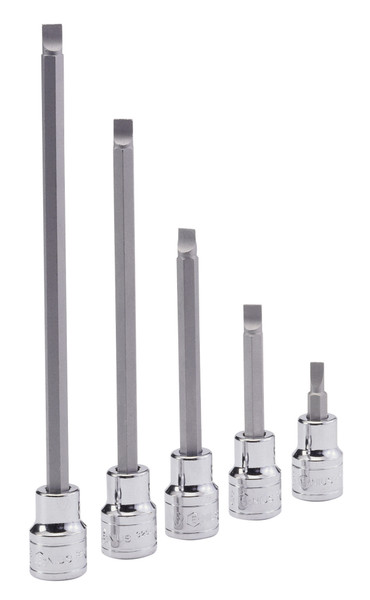 <ul><li>BIT SOCKET - 1/2" Dr. 2.5 x 14.0mm Slotted Bit Socket 62mmL</li><li>SPECIFICATION - Overall length of 60mm (or 2.36 Inches)</li><li>DURABLE MATERIALS - Made from High Speed Steel for high strength and durability while having anti-corrosive properties</li><li>TOOL ORGANIZATION - Sizes are stamped for permanent and easy identification of size</li><li>RELIABLE AND EFFECTIVE - Our Bit Sockets are securely attached, interchangeable, and are built to handle the rigorous needs of professional technicians.</li><li>PEACE OF MIND - Purchase with confidence backed by the Genius Tools Limited Lifetime Warranty against manufacturer defects</li><li>ANSI STANDARDS - Meets or exceeds the standards established by the American National Standards Institute</li><li>PROFESSIONAL GRADE - Genius Tools are designed and made for use by professional technicians and built to perform over a lifetime of heavy use.</li></ul> Genius Tools Bit Sockets are designed for maximum life and performance.  Using only the highest quality materials, our Bit Sockets are made from industry leading Chrome Vanadium or Chrome Molybdenum steel and are heat treated for maximum strength.  <br /> <br />
To guarantee the highest level of quality, we maintain strict production standards.  From raw material inspection, production control, quality and function