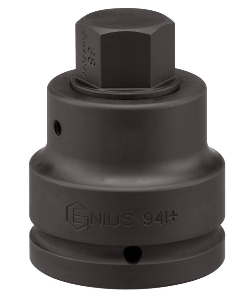 GENIUS TOOLS 941+3046 1-1/2" Dr. 46mm Hex Bit Socket