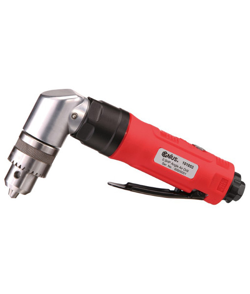 GENIUS TOOLS 101853 3/8" Air Angle Drill(0.5HP x 18000 rpm)