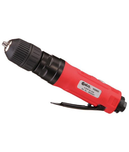 GENIUS TOOLS 102653 3/8" Air Drill(Quick Release)(0.5HP x 26000 rpm)