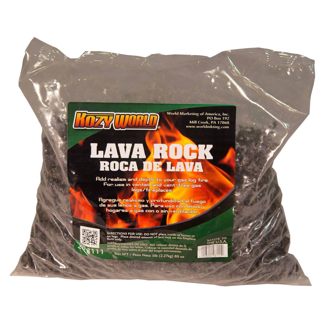 Kozy World 20-8111 Volcanic Lava Rock - World Marketing of America