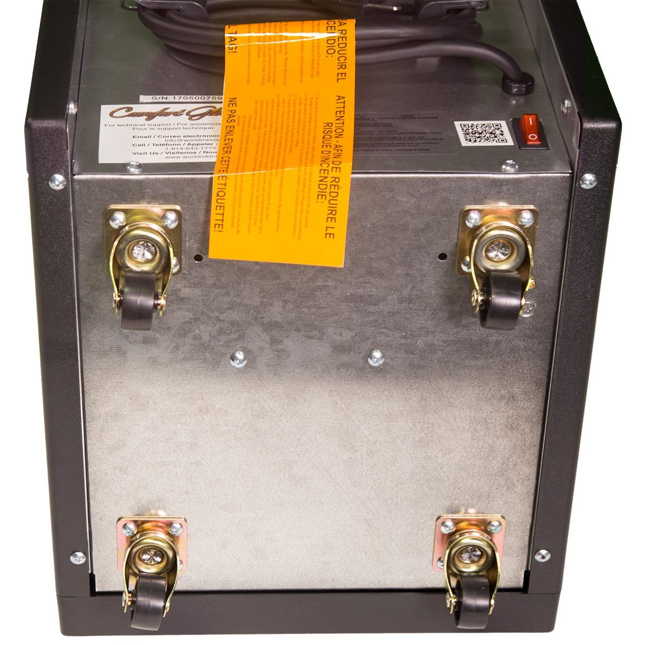 Comfort Glow QDE1345 Infrared Quartz Comfort Heater World Marketing