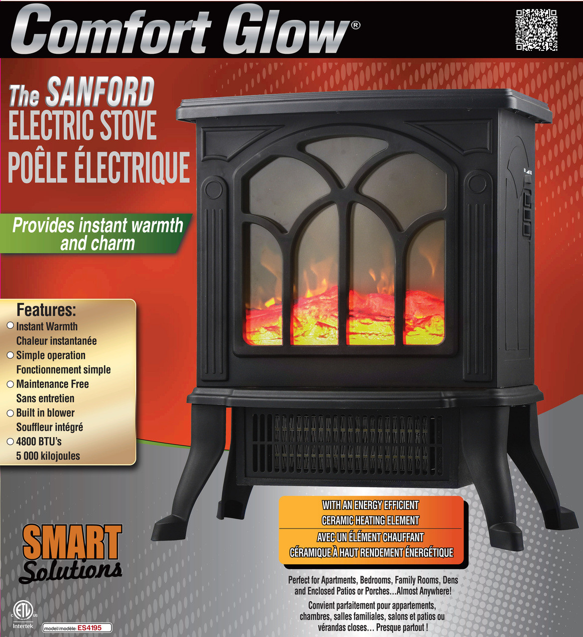 Comfort Glow ES4195 "The Sanford"™ Electric Stove World Marketing of America, Inc.