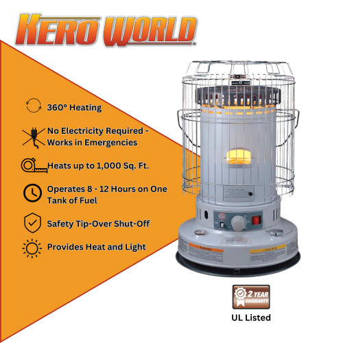 Kero World Convection Kerosene Heater KW-24H