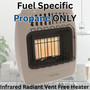 image of Comfort Glow 12,000 BTU infrared radiant vent free heater, propane