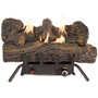 FRONT VIEW BURNING LOG SET