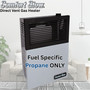 image of Comfort Glow 11000 BTU natural gas direct vent heater