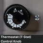 control knob image of Comfort Glow natural gas direct vent wall heater