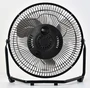 back image of Seasons Comfort black 9 inch high velocity heavy duty fan