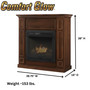 Product Dimensions of GFD3810T - The Avalon Gas Fireplace Product Dimensions of GFD3810T - The Avalon Gas Fireplace
