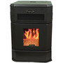 front image of freestanding pellet stove