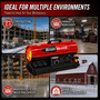 image of 80,000 btu Reddy Heater kerosene forced air heater showing ideal environments this heater can be used in