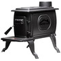 front view image of comfort glow cast iron wood burning stove