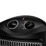 FRONT VIEW OF CONTROL DIALS ON TOP OF HEATER