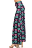 Buttery Smooth Teal Pineapple Maxi Skirt