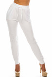 Buttery Smooth Solid Basic White Joggers - EEVEE