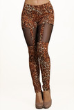 Cabal Mesh Leopard Leggings