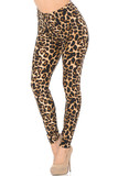 Buttery Smooth Bold and Beautiful Leopard Plus Size Leggings