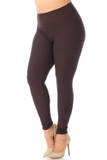 Buttery Smooth Basic Solid High Waisted Extra Plus Size Leggings - 3-Inch - 3X-5X - New Mix