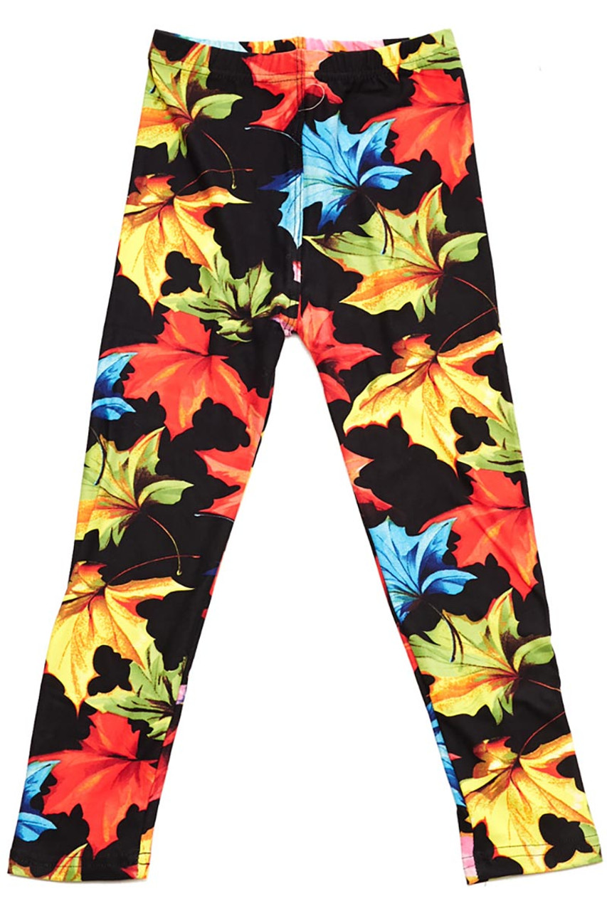 Buttery Smooth Autumn Floral Leggings