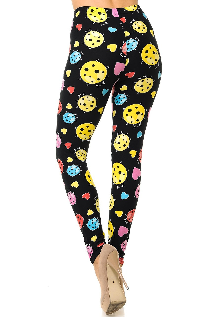 Buttery Smooth Ladybugs and Hearts Leggings