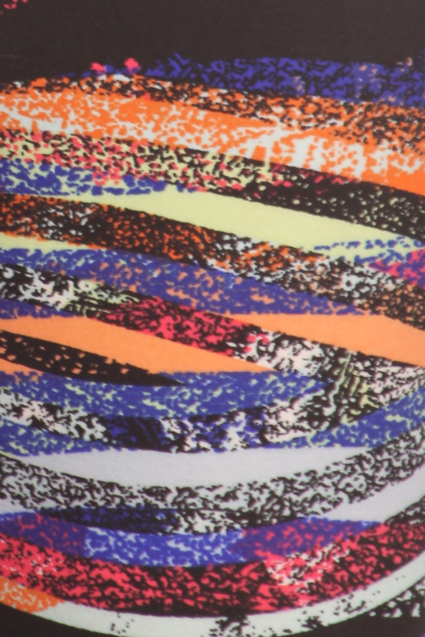 Close-up fabric image of Buttery Smooth Colorful Bands Leggings