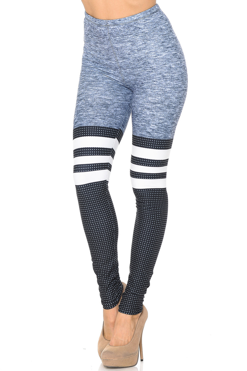 Creamy Soft Split Sport Extra Small Leggings - USA Fashion™