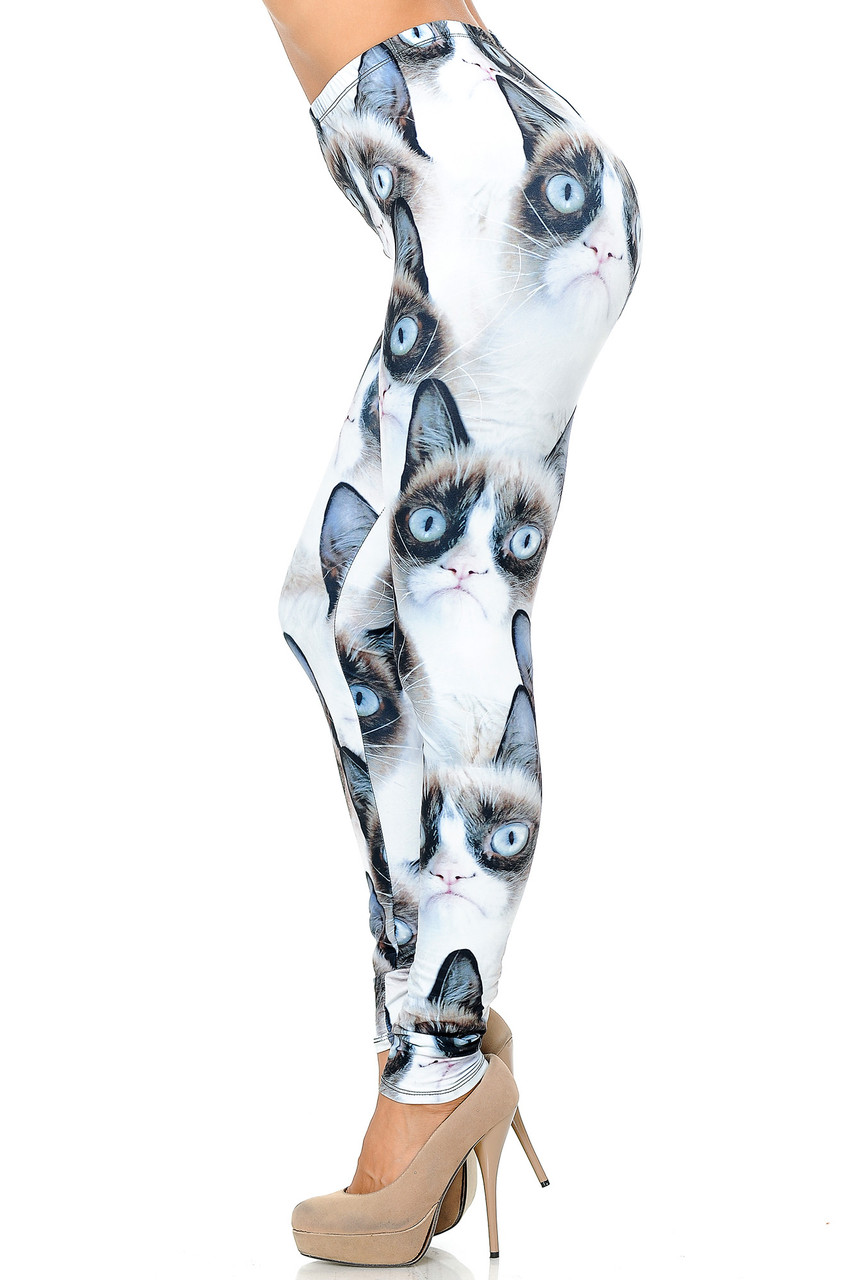 Creamy Soft Space Cat Leggings - USA Fashion™