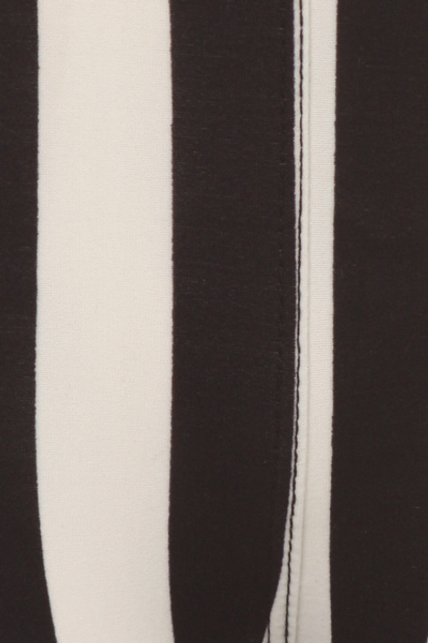 Black and White Striped Leggings -  Canada