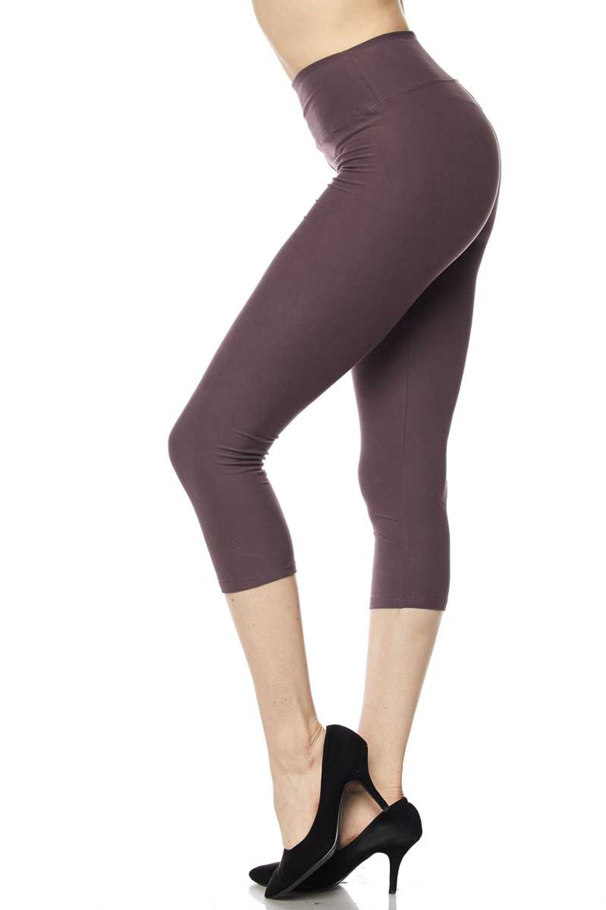 Buttery Smooth Plus Size Basic Solid Leggings - 3X-5X