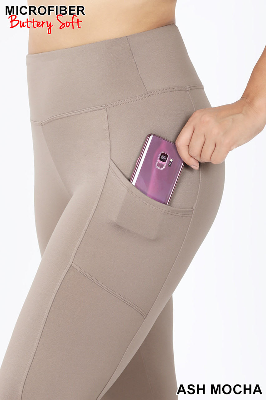 Zenana Premium Microfiber Wide Waistband Leggings – The Clothing