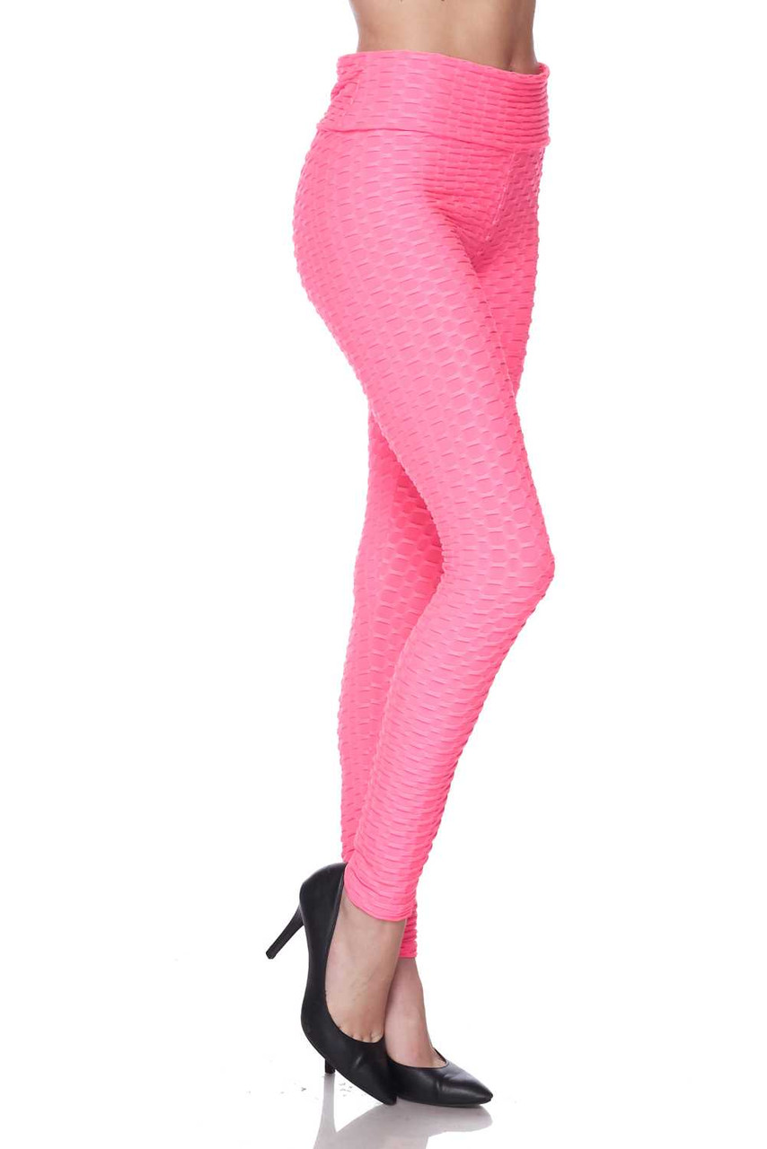 Echt scrunch Highwaisted leggings  High waisted leggings, Pink booties,  Leggings shop