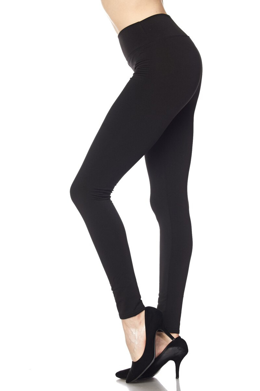 High Waisted Fleece Lined Sport Plus Size Leggings