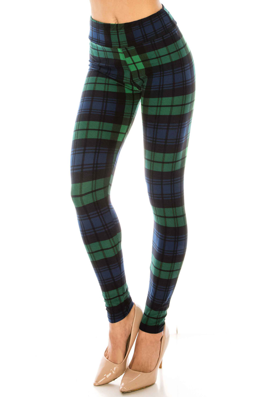 PLUS SIZE CHECKERED LEGGINGS MAKAPAL fashion for women joymarcelo | Shopee  Philippines