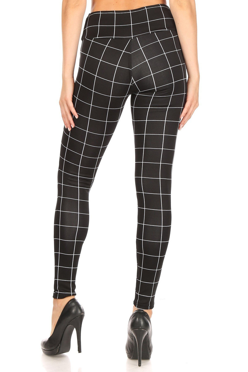 Women's Skinny Pants Slim Treggings with Four Buttons - Its All Leggings