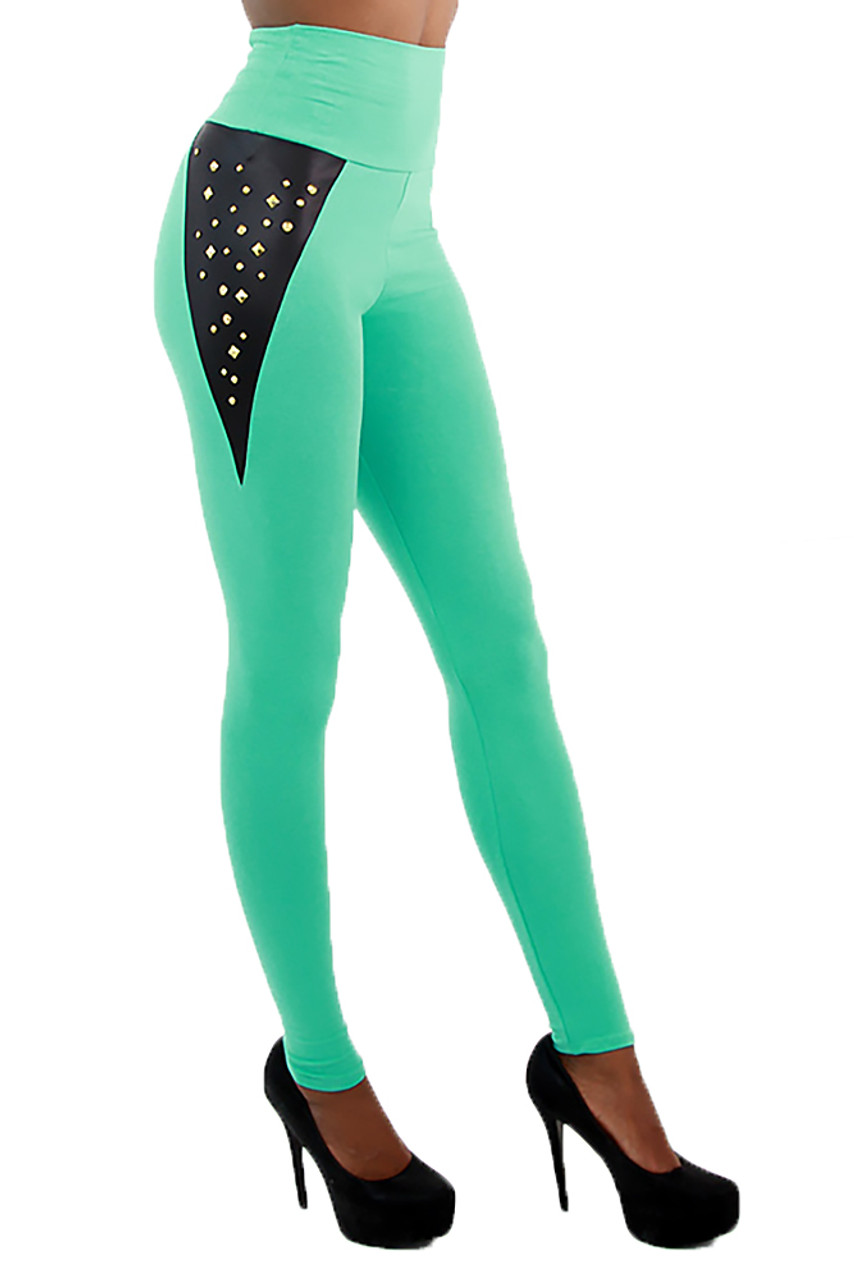 Obsession Cotton Studded Leggings