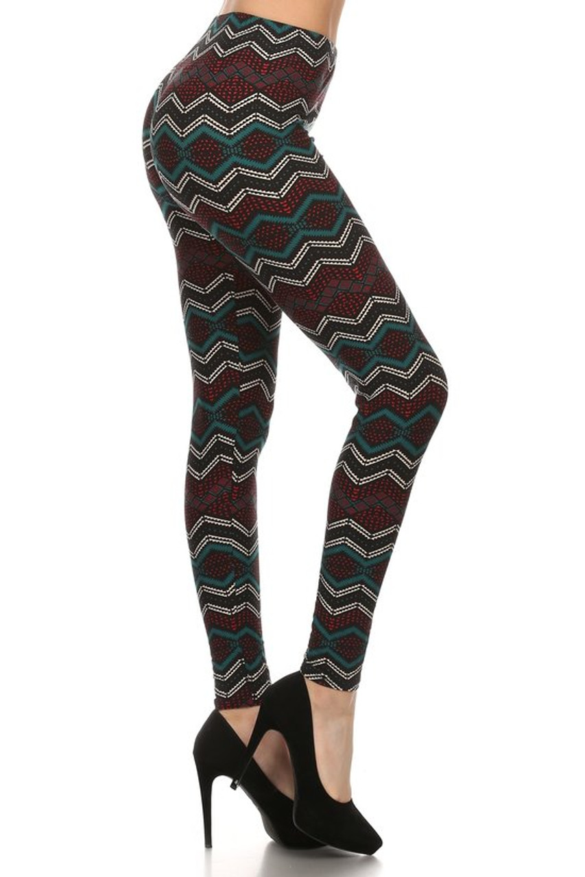 Chevron Leggings  World of Leggings