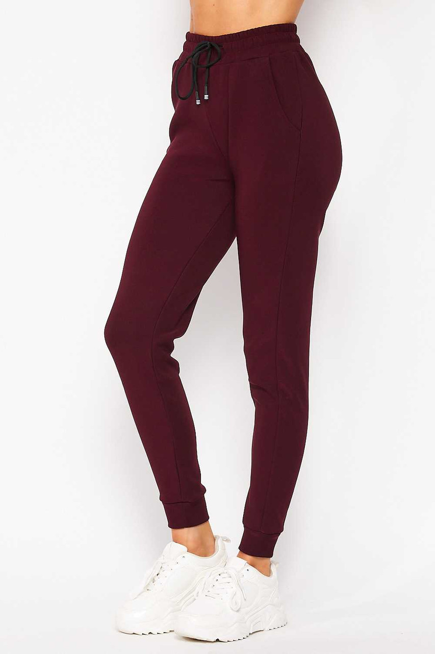 Scuba Fur Lined Jogger with Drawstring