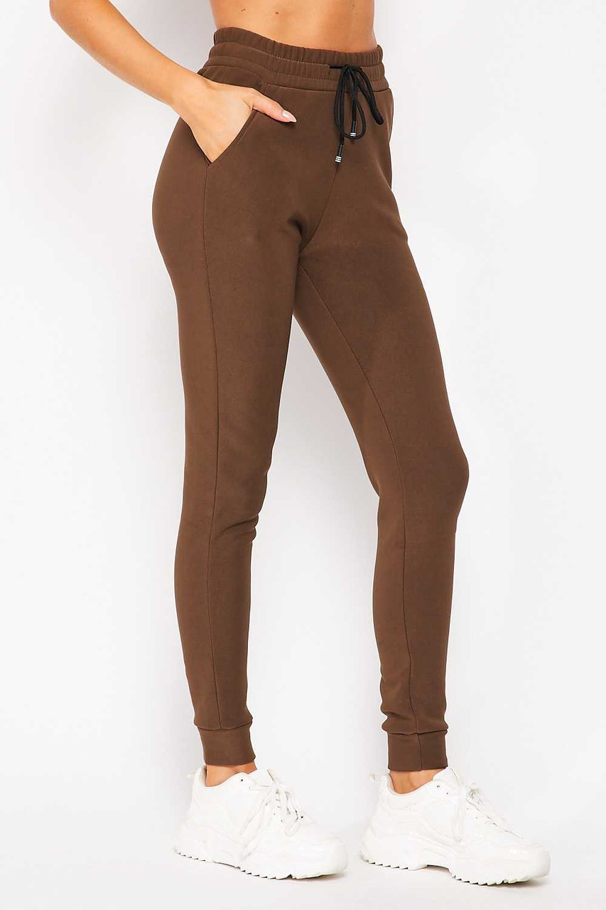 Scuba Fur Lined Jogger with Drawstring