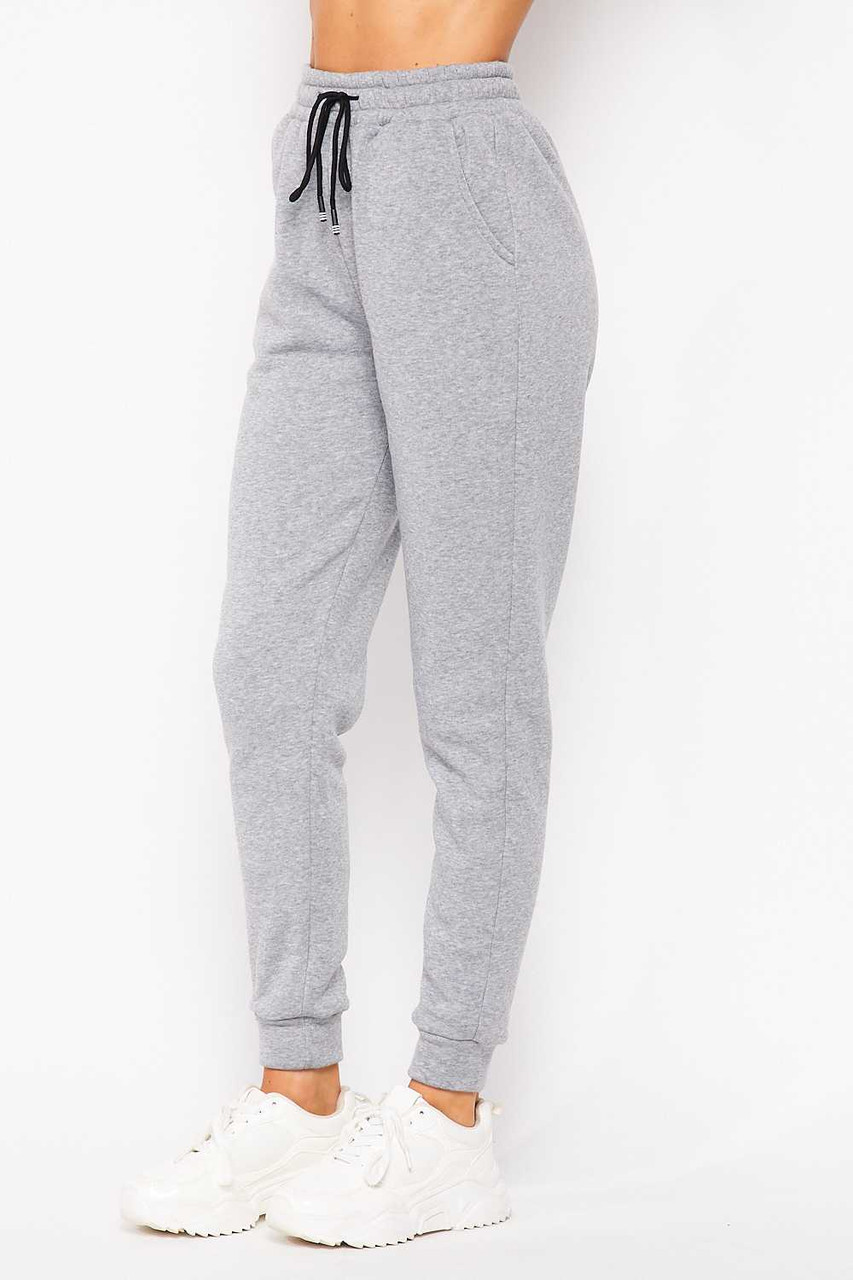 Scuba Fur Lined Jogger with Drawstring