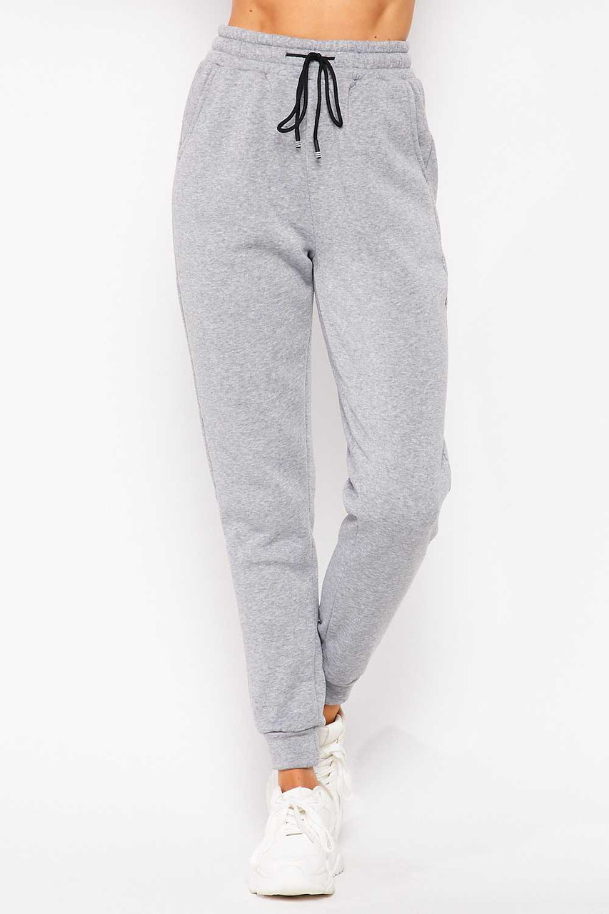 Scuba Fur Lined Jogger with Drawstring