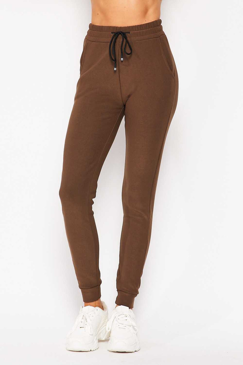 Scuba Fur Lined Jogger with Drawstring