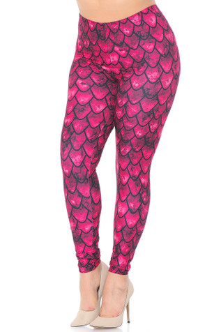 Classy Sassy Legging Set | Hot Pink (Plus Size)