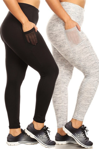 Plus Size Leggings - Plus Size Yoga Leggings - World of Leggings