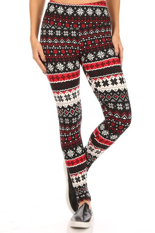 LETSFIND Snowflake And Christmas High Waist Christmas Running Leggings For  Women Winter Pants And Sweater Print, Plus Size Clothing 211117 From  Kong01, $10.28 | DHgate.Com