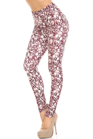 Victoria secret pink snake print workout leggings in a size small